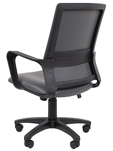 Офисное кресло CHAIRMAN 606 ЭКО, экокожа, серый